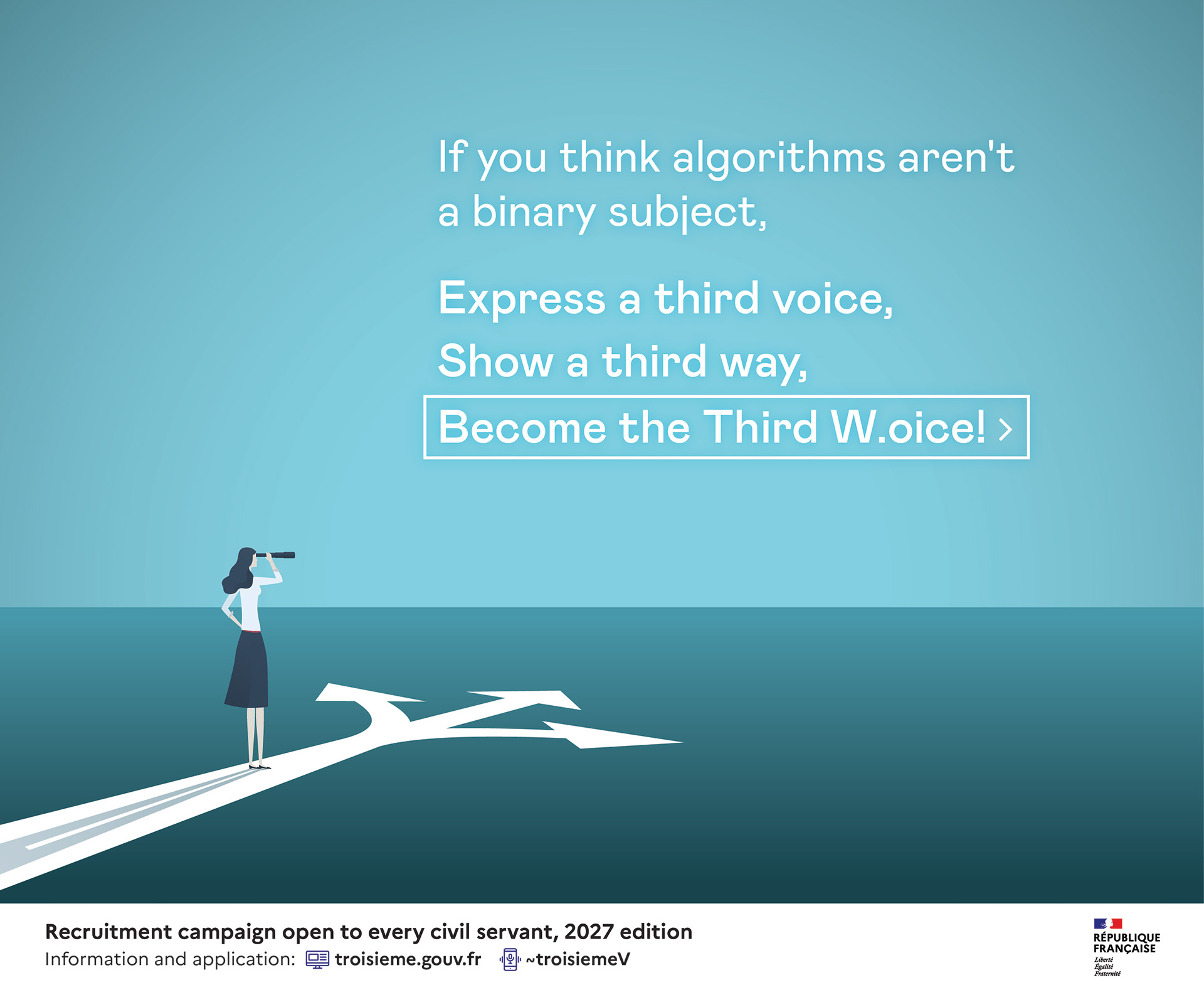 Ad for the Third Way/Voice recruitment campaign
